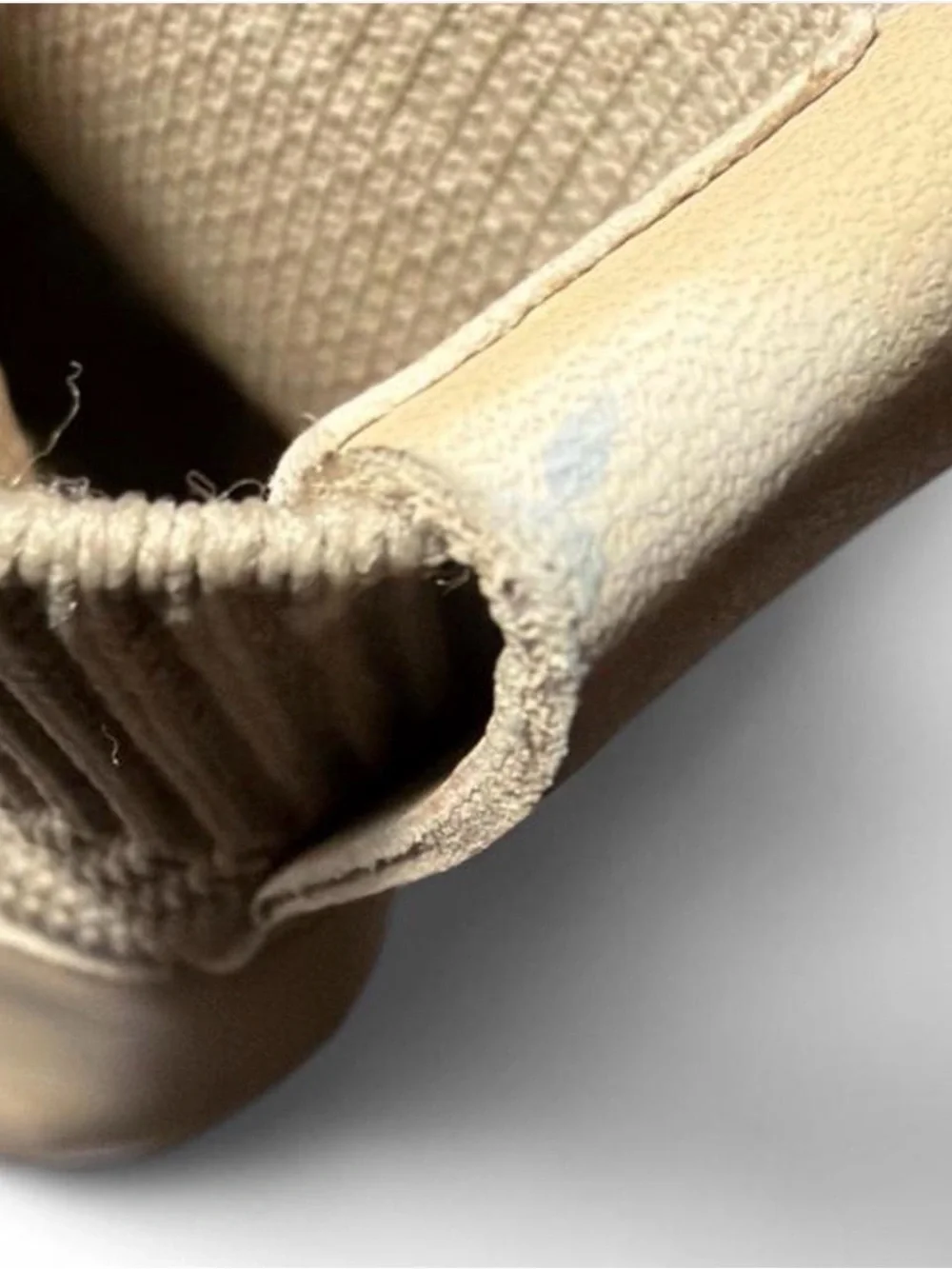 Everlane ReKnit Boss Pointed Toe Ankle Boot Sand/Beige Size 9.5